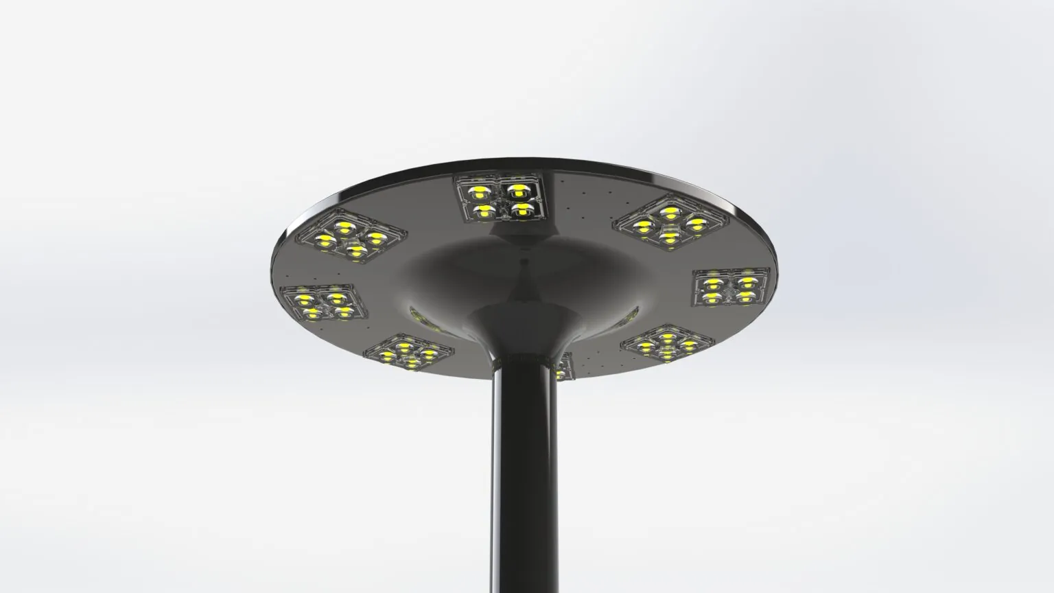 Luminária ornamental PJLED 01V2 da Projeluz
