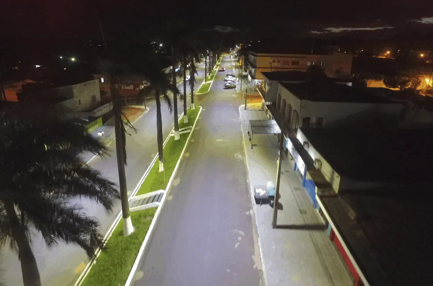 Iluminação pública LED em Nova Londrina (PR) — foto aérea 3 de 7