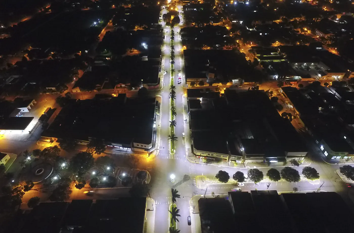 Iluminação pública LED em Nova Londrina (PR) — foto aérea 7 de 7