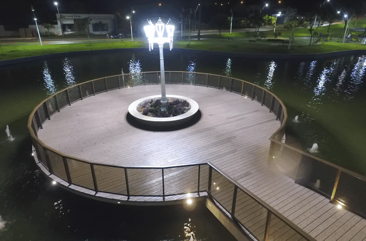 Iluminação pública LED em Campina Grande — foto aérea 3 de 10