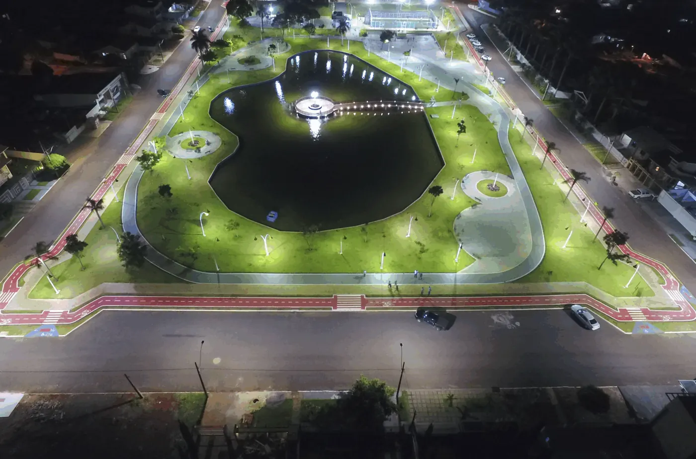 Iluminação pública LED em Campina Grande — foto aérea 5 de 10