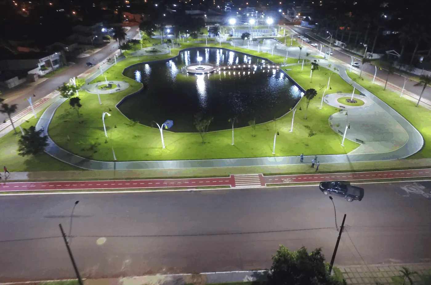 Iluminação pública LED em Campina Grande — foto aérea 6 de 10