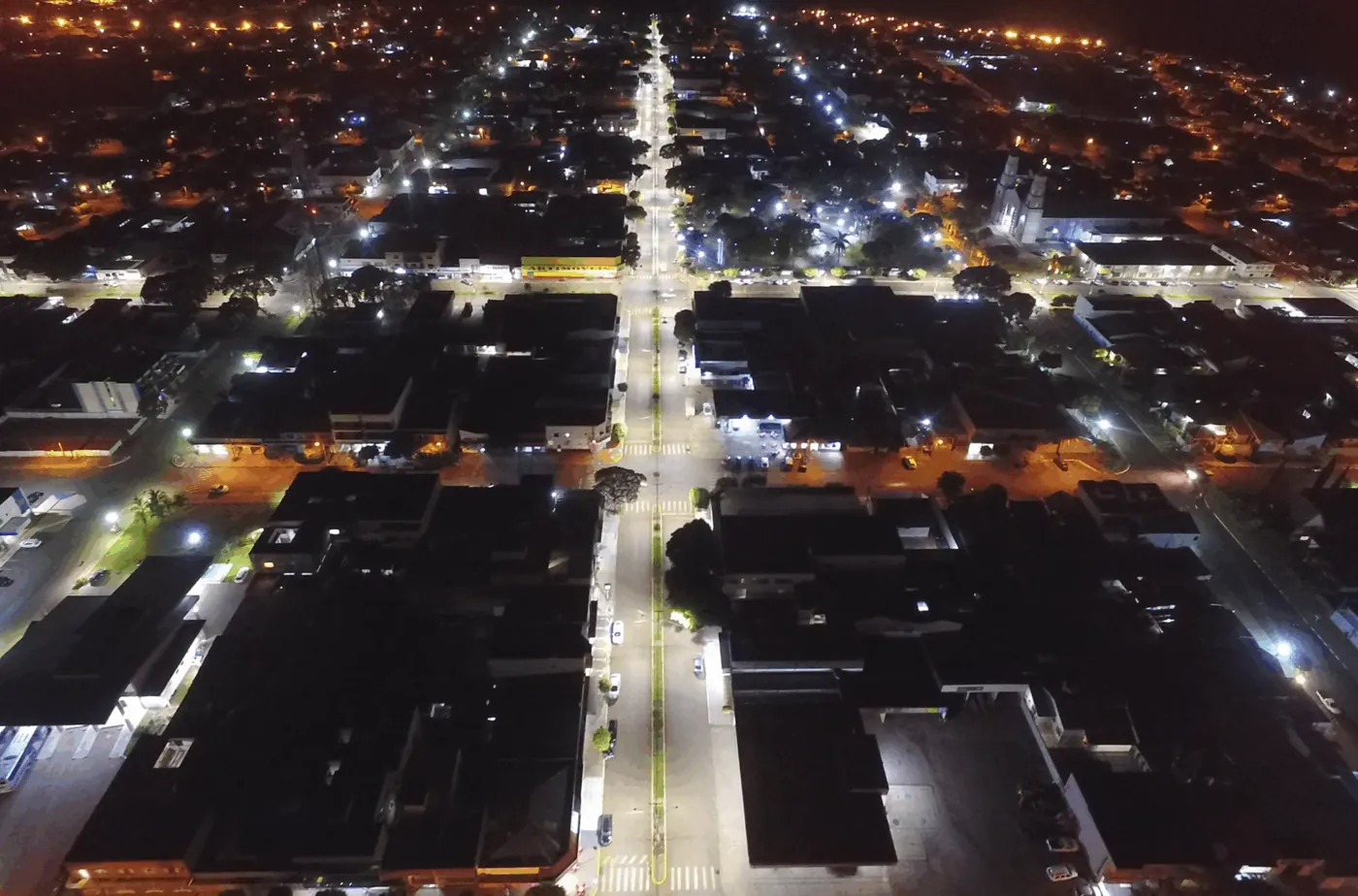 Iluminação pública LED em Campina Grande — foto aérea 7 de 10