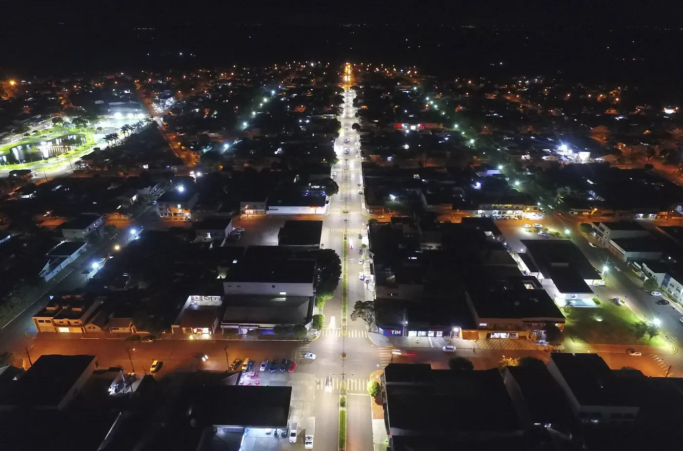 Iluminação pública LED em Campina Grande — foto aérea 9 de 10