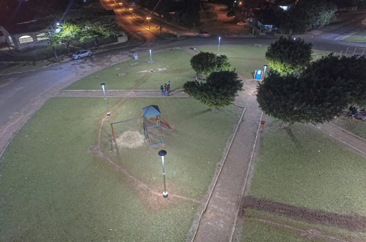 Iluminação pública LED em Cruzeiro — foto aérea 3 de 8