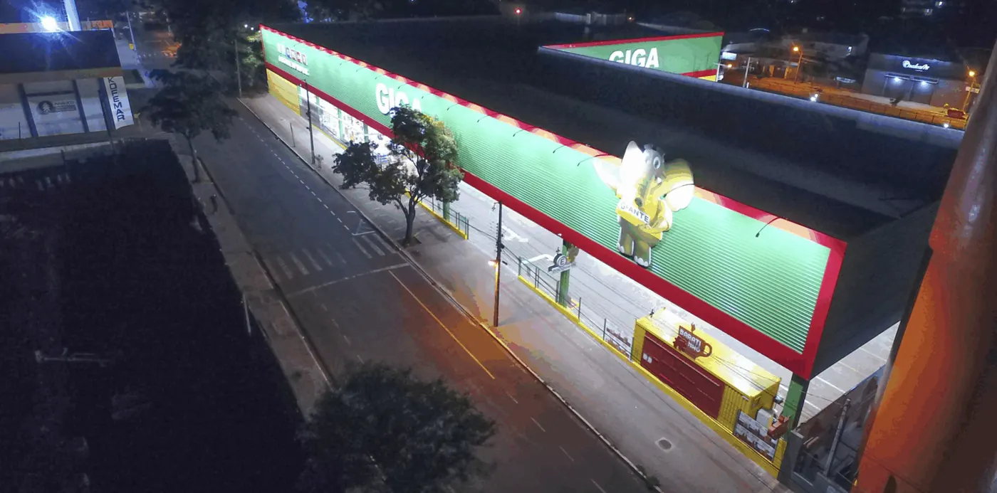 Giga: iluminação LED — foto aérea 2 de 8
