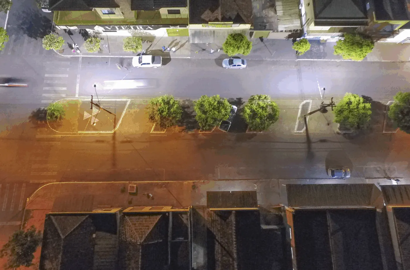 Iluminação pública LED em Marilena (PR) — foto aérea 4 de 4