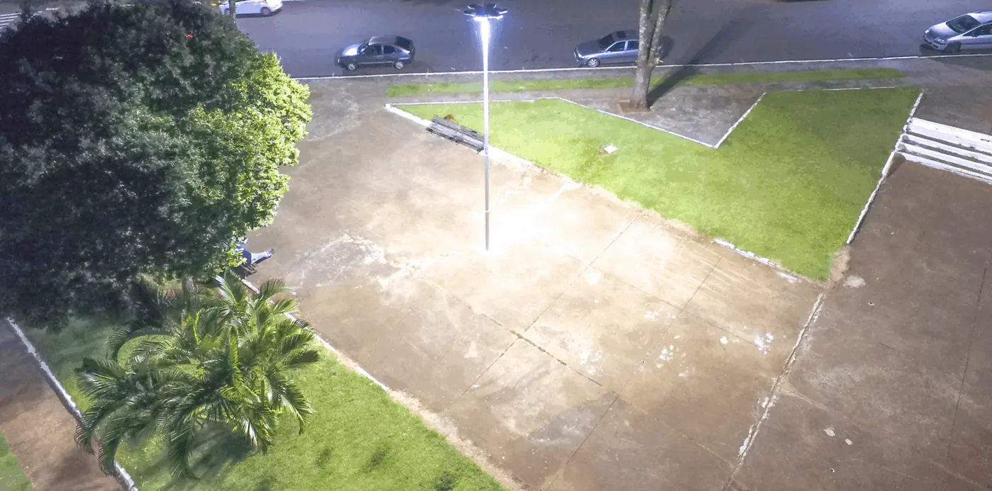 Iluminação pública LED em Paiçandu (PR) — foto aérea 3 de 8