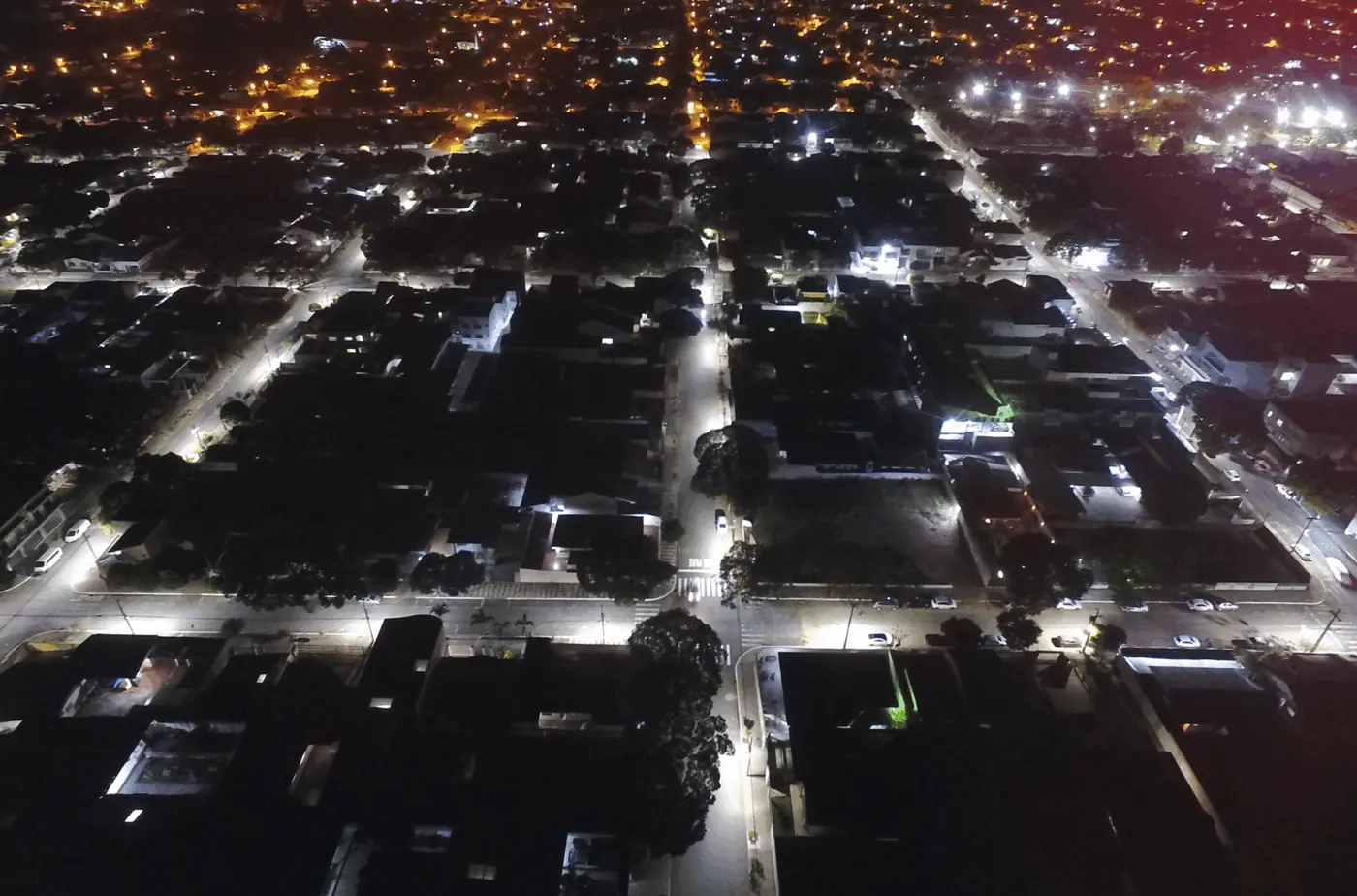 Iluminação pública LED em Paranavaí (PR) — foto aérea 4 de 4
