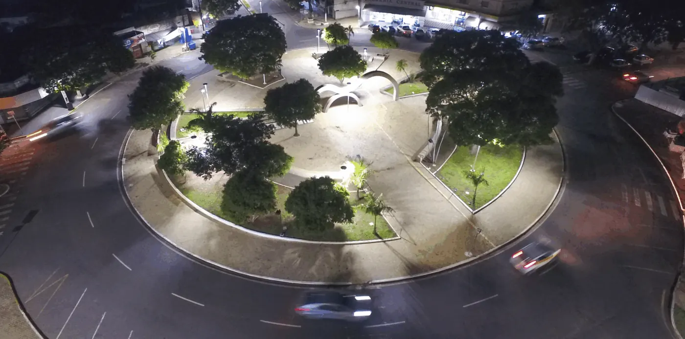 Iluminação pública LED em Pérola (PR) — foto aérea 8 de 8