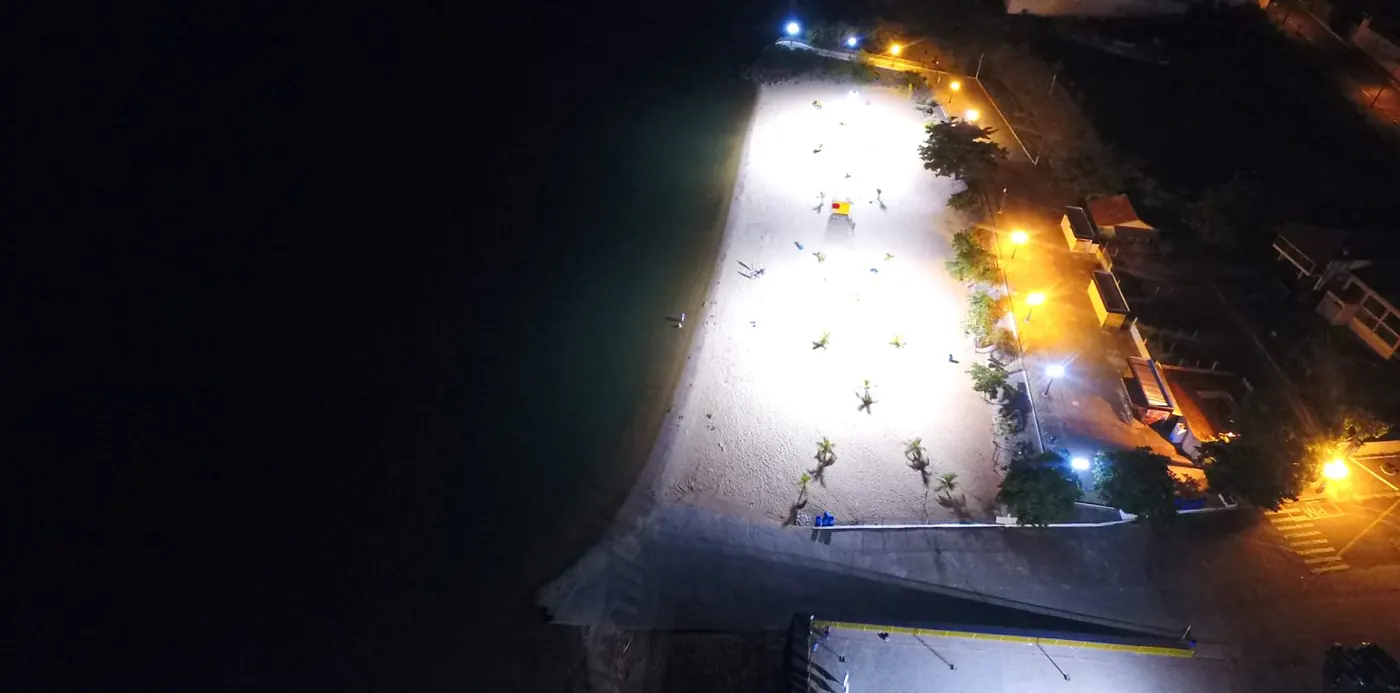 Iluminação pública LED em Porto São José (PR) — foto aérea 2 de 4