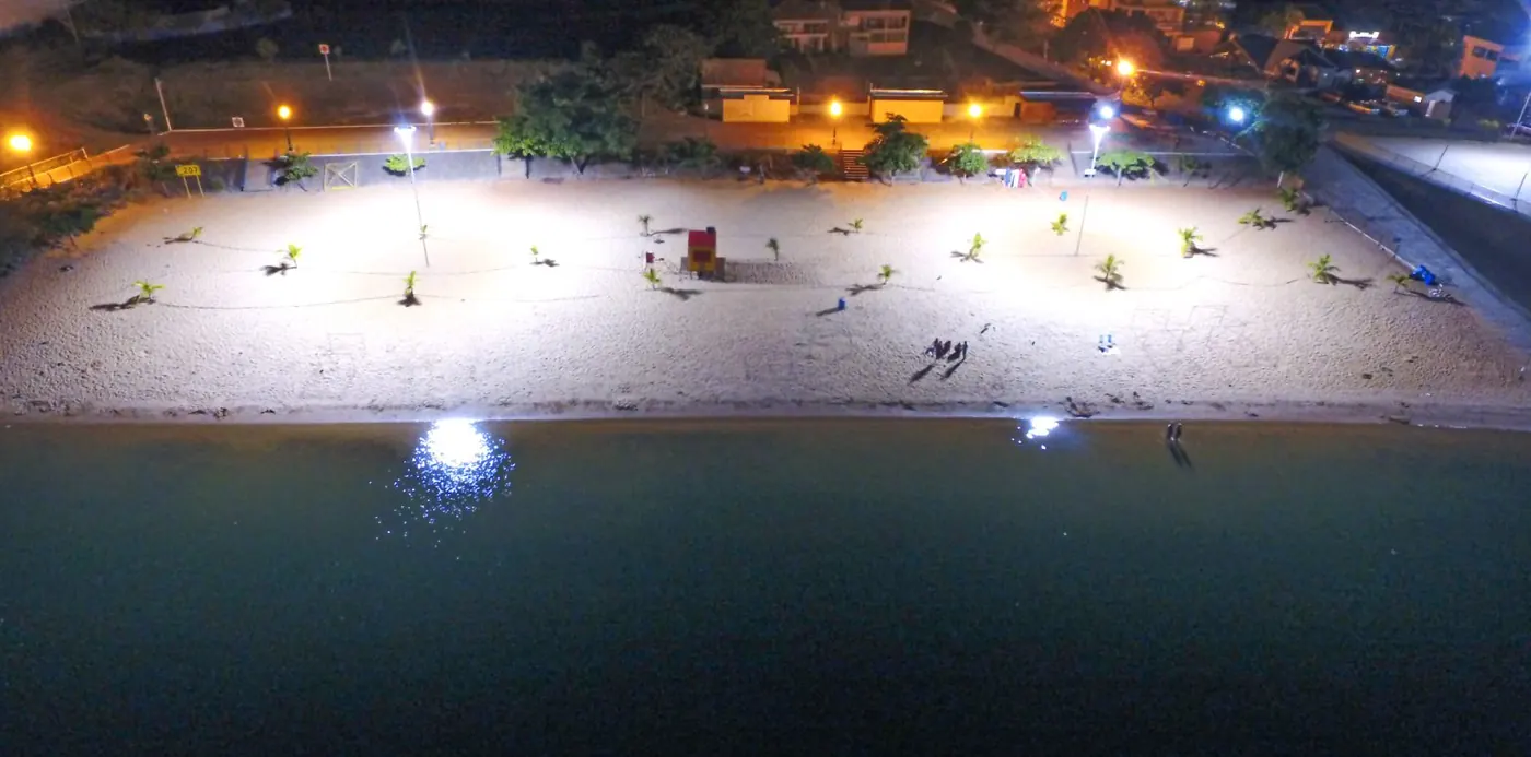 Iluminação pública LED em Porto São José (PR) — foto aérea 4 de 4