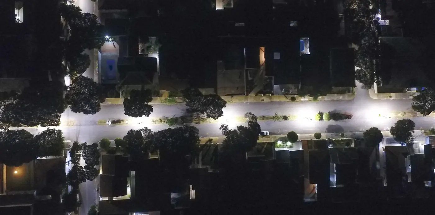 Iluminação pública LED em Santa Fé (PR) — foto aérea 7 de 7