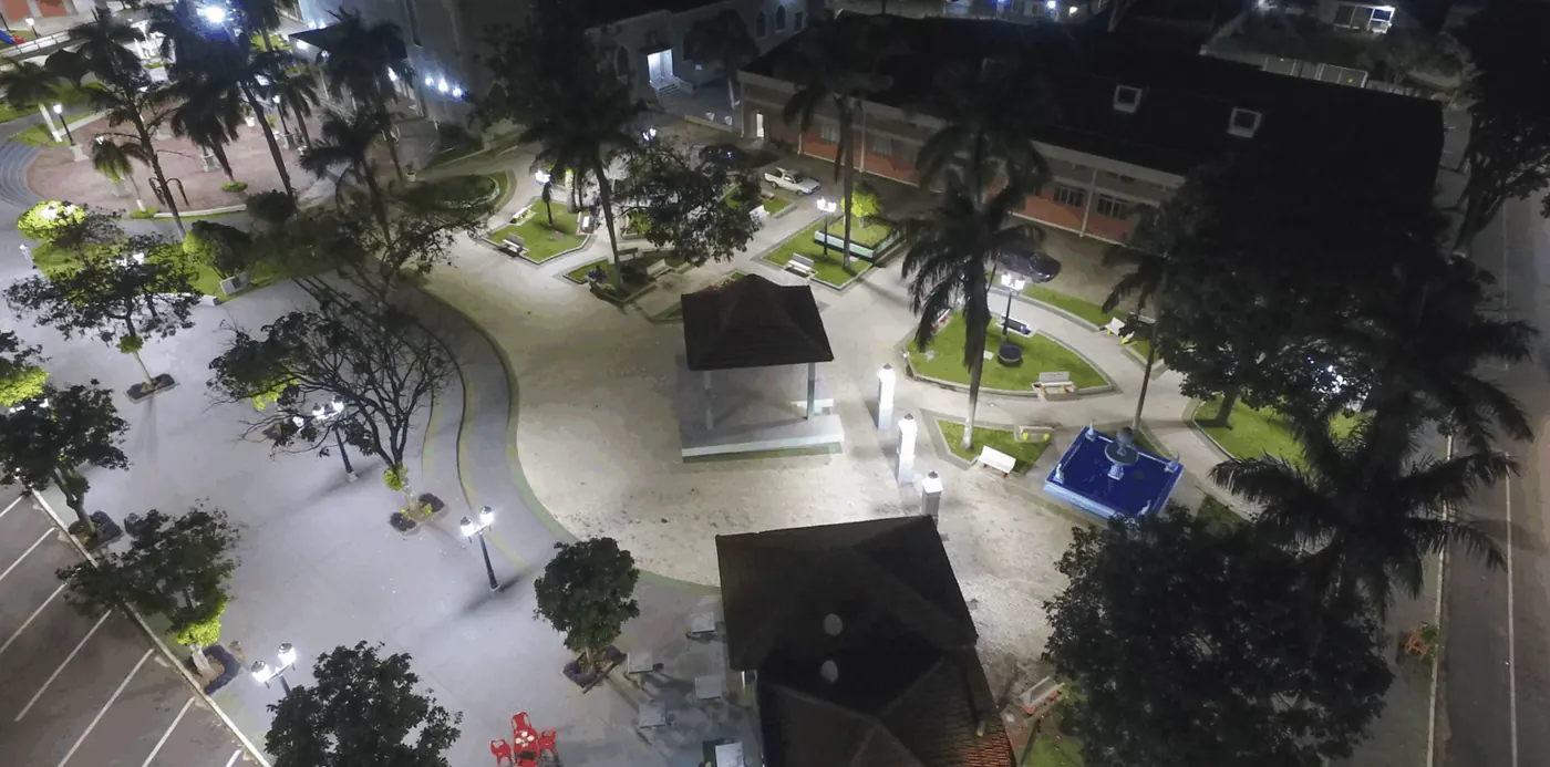 Iluminação pública LED em Terra Boa (PR) — foto aérea 11 de 28