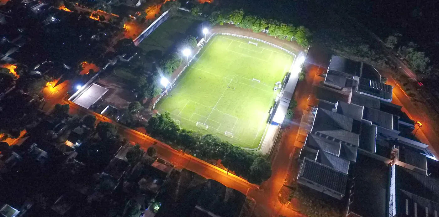 Campo de futebol iluminado(a) pela Projeluz — Indianópolis, PR