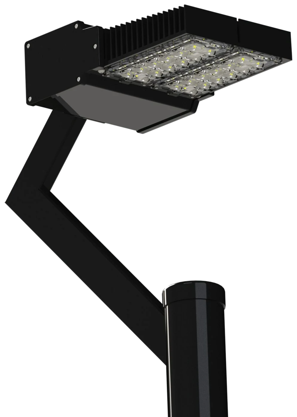 Luminária LED Pista de caminhada Poste cisne — Projeluz